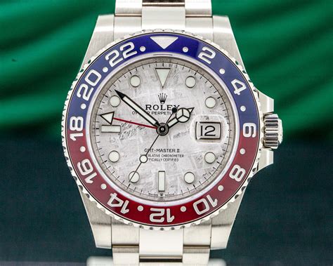 rolex gmt master pepsi white gold|rolex gmt master pepsi value.